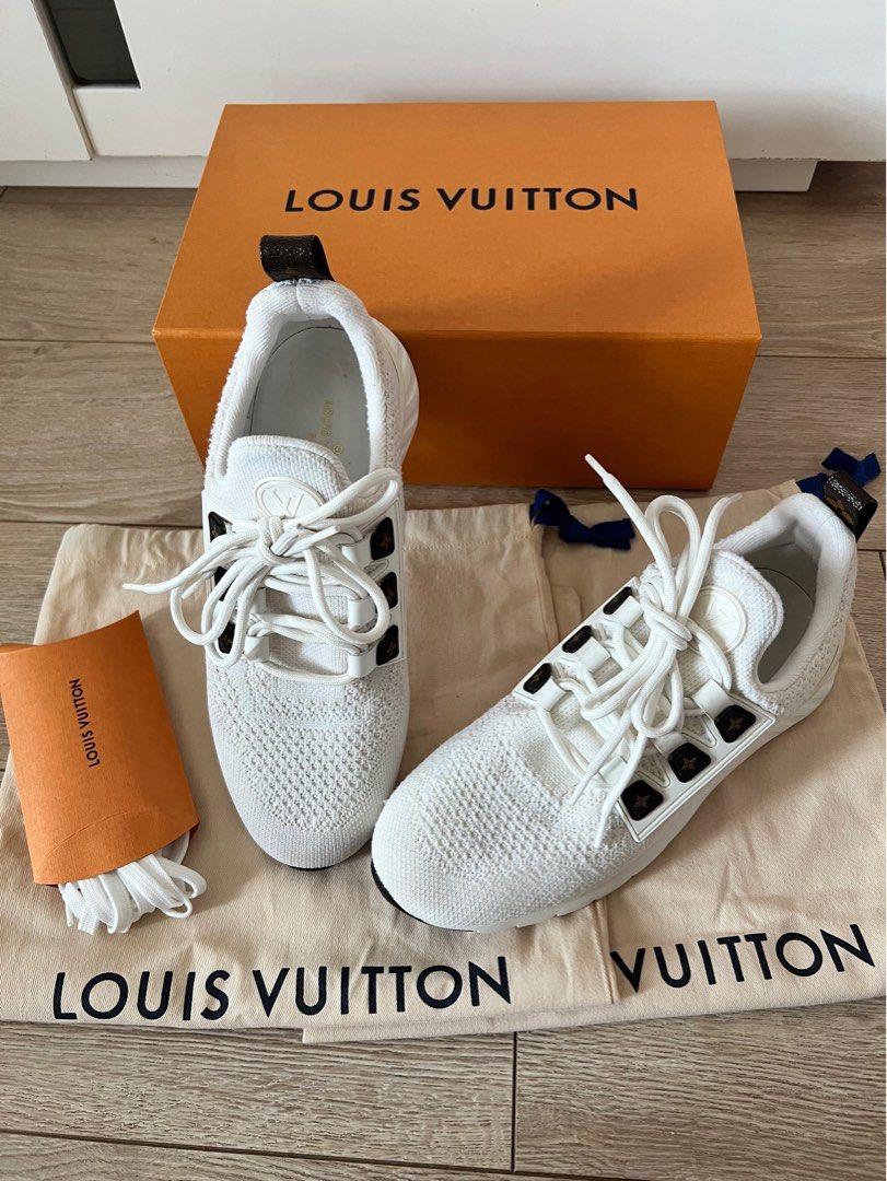 LOUIS VUITTON Technical Nylon Monogram Rubber Aftergame Sneakers