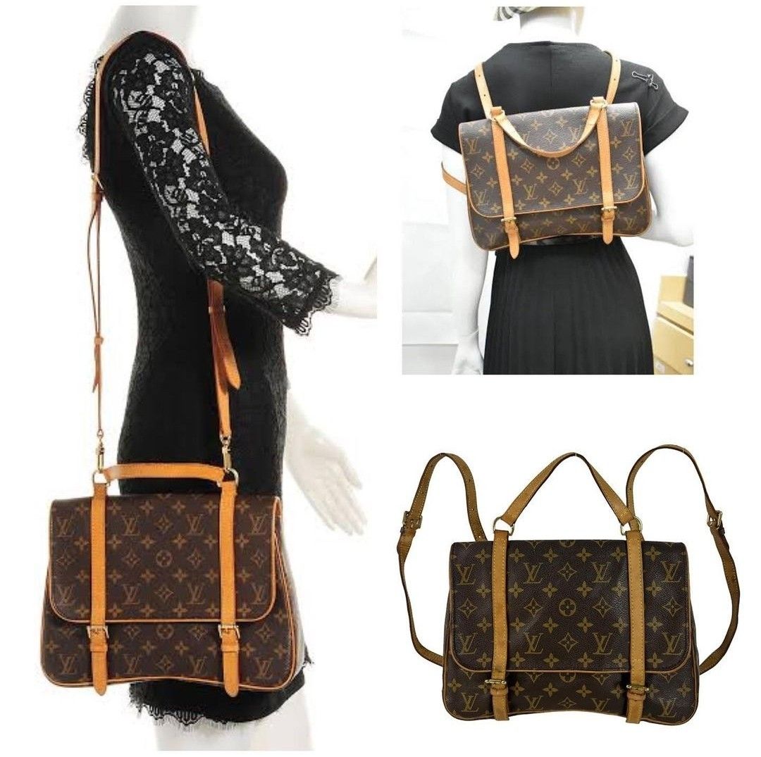 Auth Louis Vuitton Monogram Marelle Sac a Dos 3 way Shoulder bag