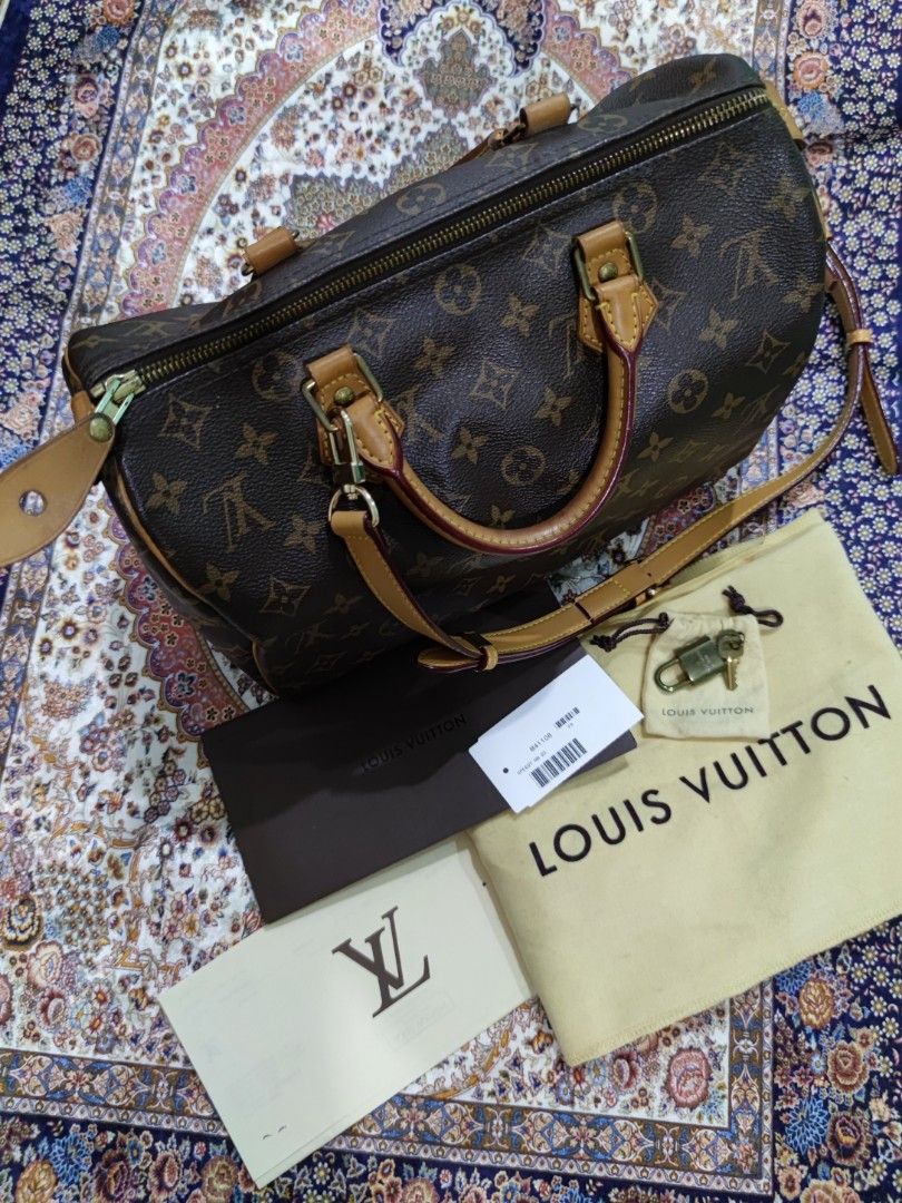 Preloved LV speedy 30 sp0016, Luxury, Bags & Wallets on Carousell