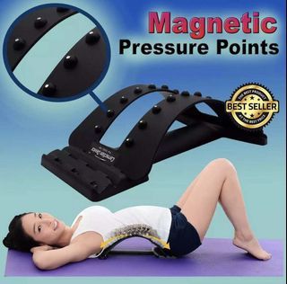 Magnetic Pressure Points Lumbar Traction Orthotic Magic Back Support Stretcher Spine Stretcher Brace