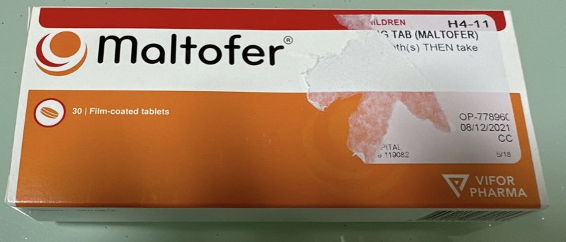 Maltofer Iron Tablets 30x100mg, Health & Nutrition, Health Supplements