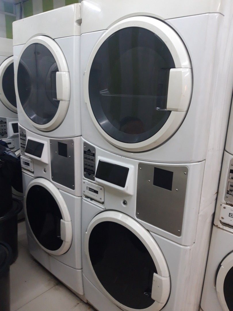 COMMERCIAL Maytag Stackable Washer + ELECTRIC dryer, TV & Home