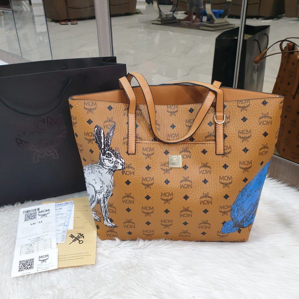 Mcm bag 2025 with rabbit