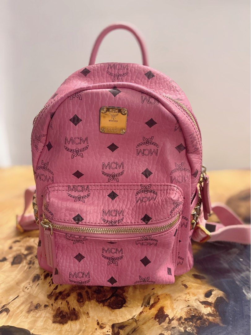 Mcm sale pink bag