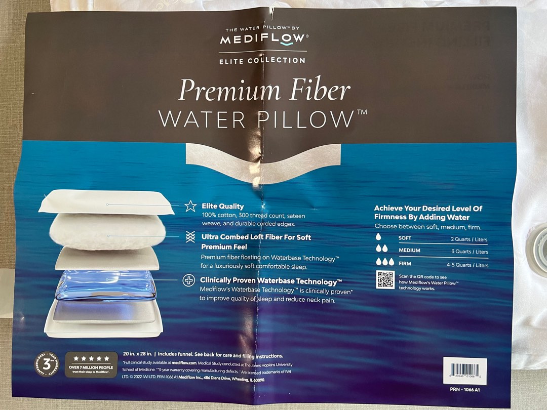 Mediflow elite waterbase pillow hot sale