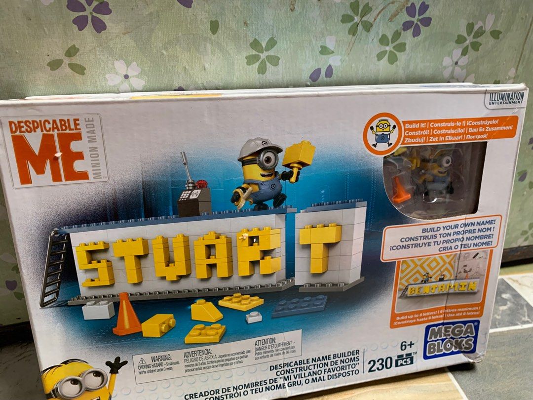 Mega Bloks Despicable Me 3 Name Builder Set, Hobbies & Toys, Toys ...