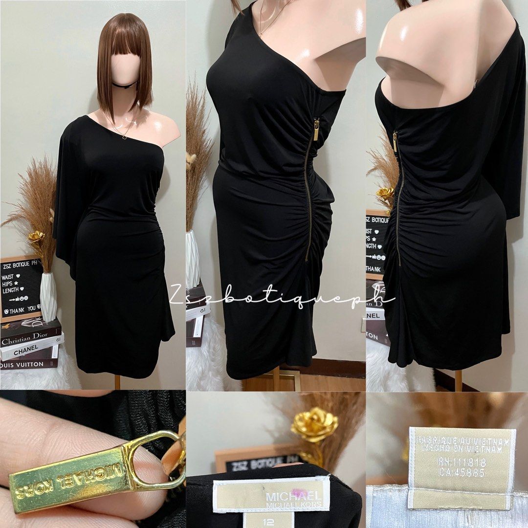 Michael Kors Black Dress L-XL, Women's Fashion, Dresses & Sets, Evening  dresses & gowns on Carousell