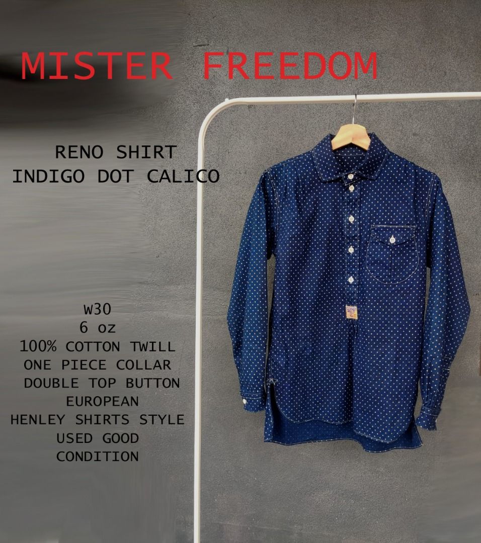 Mister Freedom Reno Calico, Men's Fashion, Tops & Sets, Formal