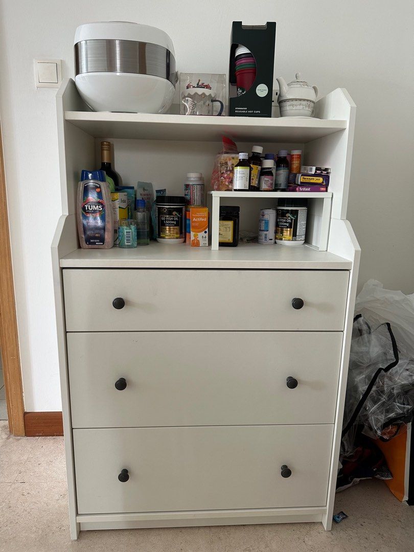 Ikea hauga 3 drawer chest discount