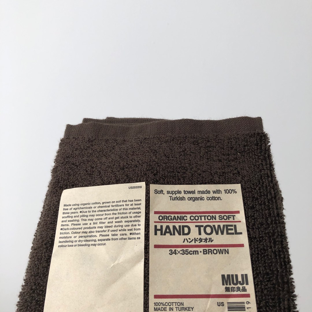 MUJI Hand Towel, Furniture & Home Living, Kitchenware & Tableware