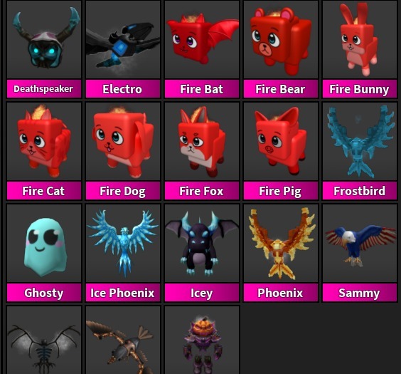 Murder Mystery 2 [MM2] Godly Pet Set, Video Gaming, Gaming Accessories, InGame Products on