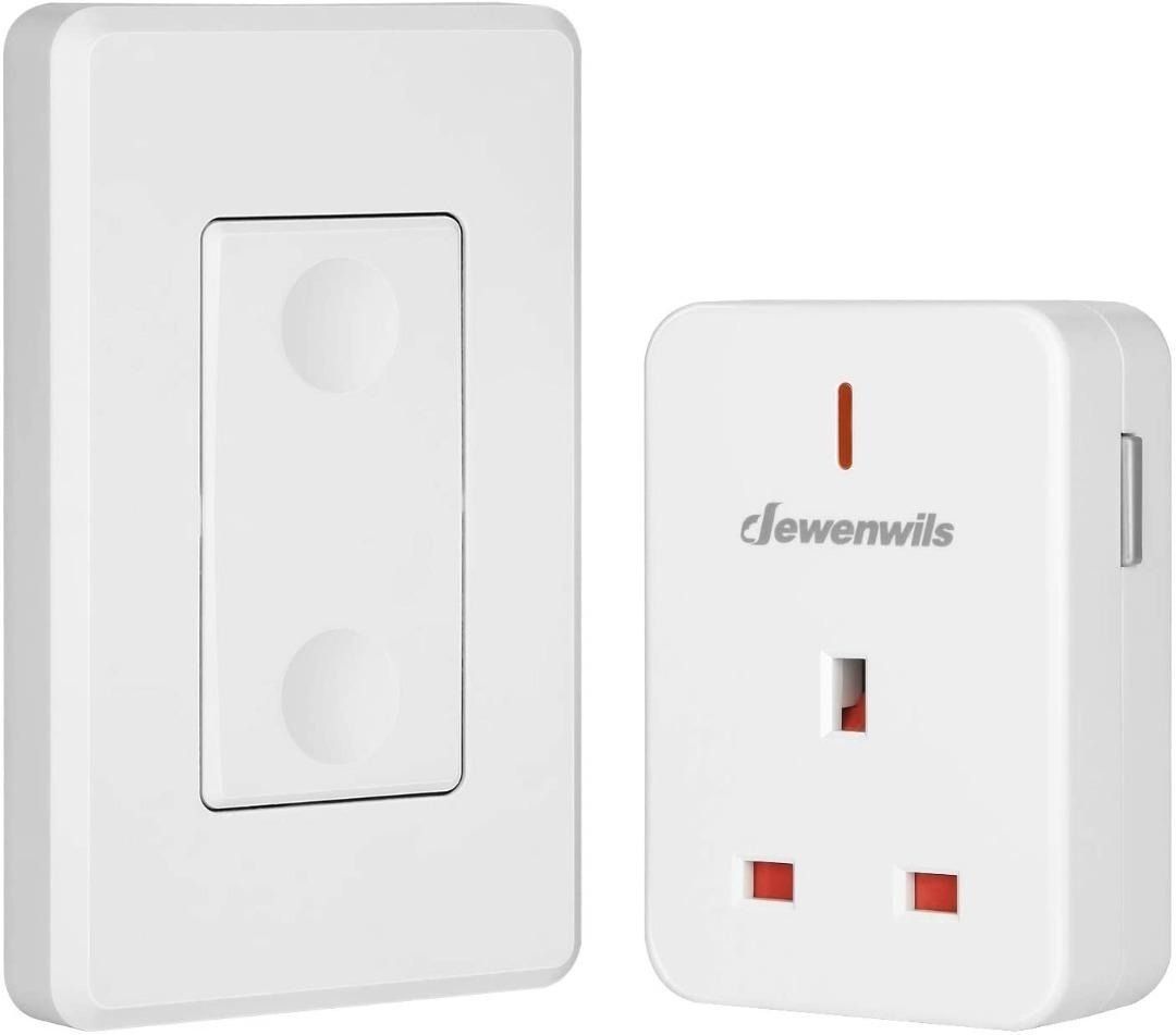 DEWENWILS Outdoor Wireless Remote Control Dual 3-Prong Outlet