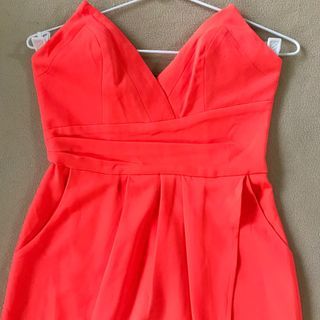 New with Tag - Lily Whyt Orange Maxi Dress Size 8