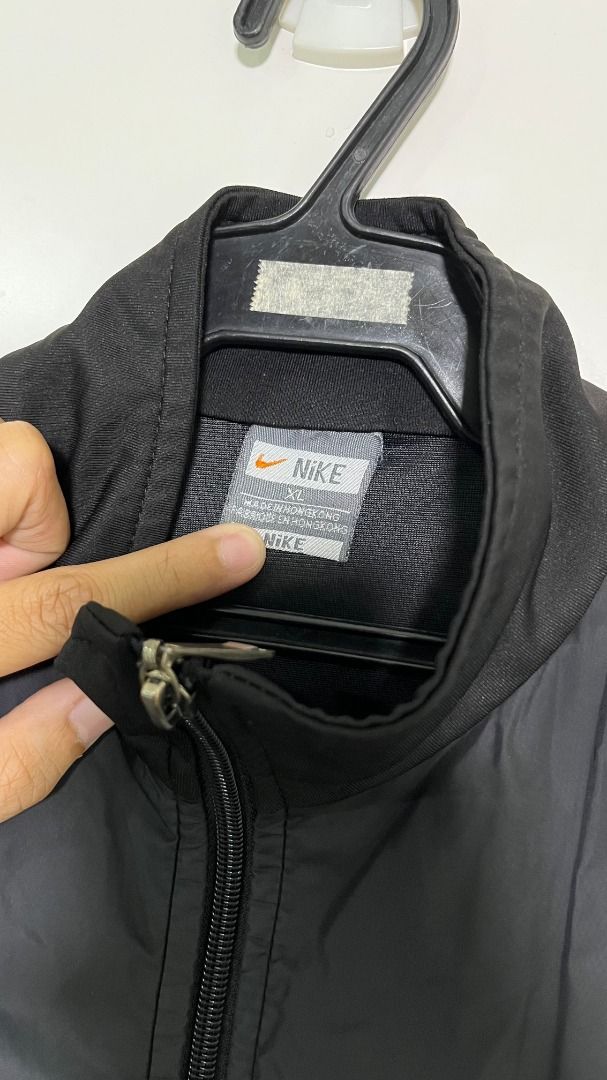 Nike black sale sports jacket