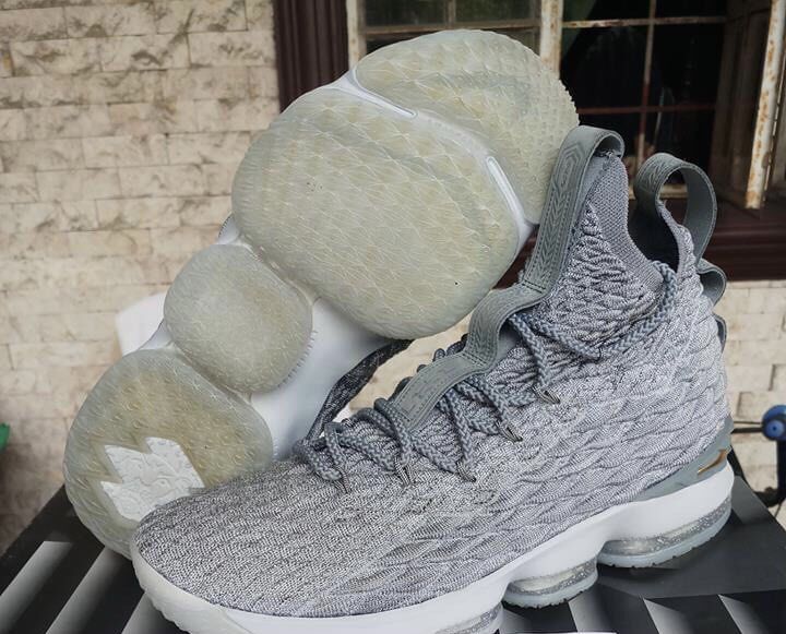 Nike lebron 15 gray top