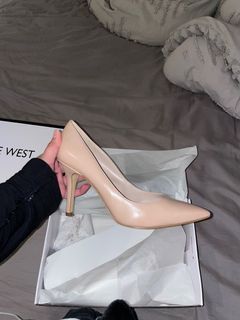 NINE WEST NUDE HEELS