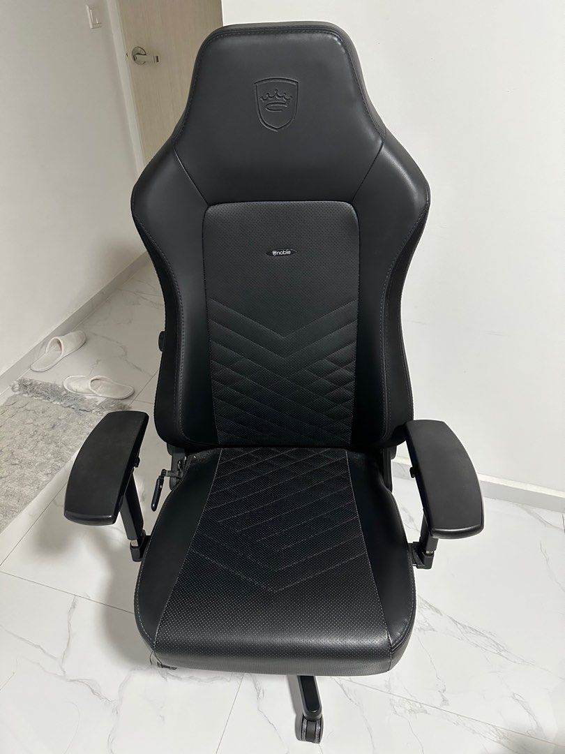 Noble Hero Gaming Chair New unused pillows as shown in pic Furniture Home Living Furniture Chairs on Carousell