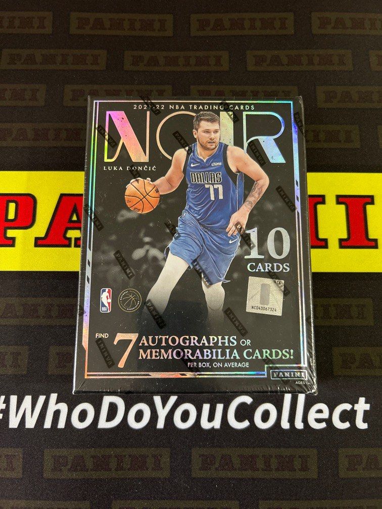 NOIR Panini 2021 2022 NBA Basketball Trading Card Box Find 7 Auto 