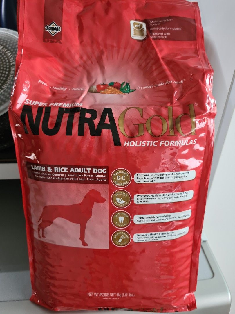 Nutragold Holistic Formula Lamb w Rice for Adult Dog 2.5kg, Pet