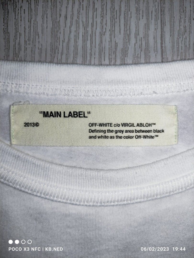 Off white sales ladder tee
