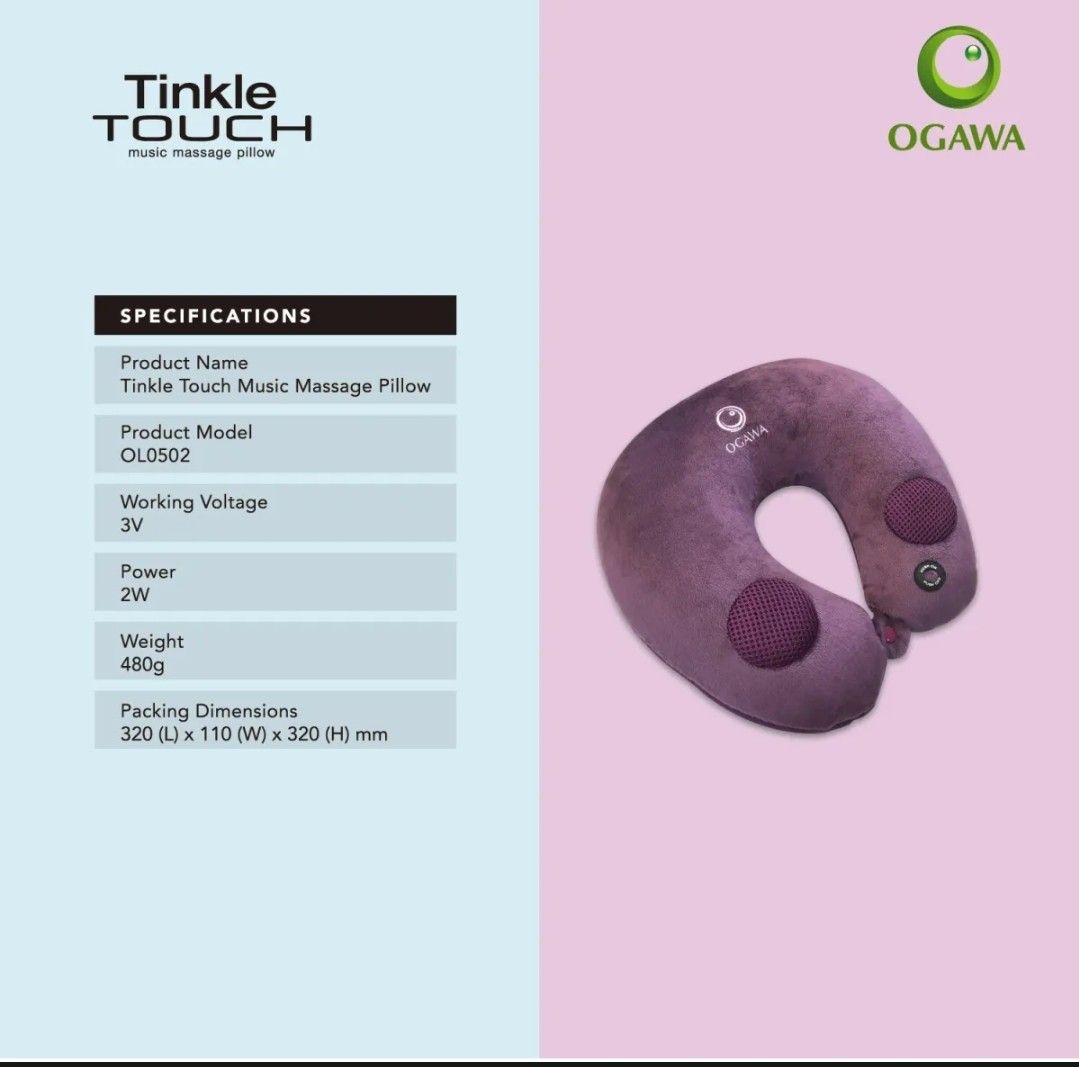 Ogawa tinkle touch music neck deals massager