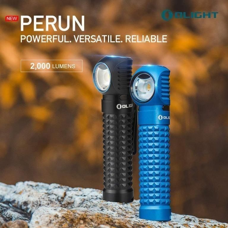 OLIGHT Perun 2000 Lumens Magnetic USB Rechargeable Headlamp with Head  Strip, Multi-Functional Reliable Right Angle Light Powered by Customized  3500mAh Battery, Waterproof IPX8, Sports Equipment, Hiking  Camping on  Carousell