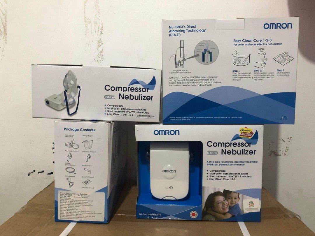 Omron Compressor Nebulizer, Health & Nutrition, Medical Supplies ...