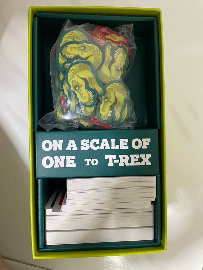 On A Scale One to T Rex, Hobbies & Toys, Toys & Games on Carousell