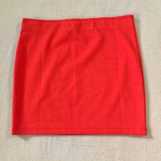 Orange Mini Skirt