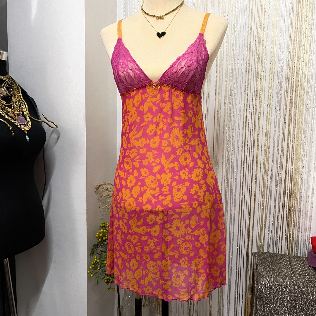 Original Honeydew (M) Mesh Seethrough Nightie Lingerie Night Gown