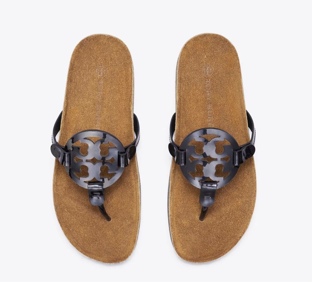 ORIGINAL TORY BURCH MILLER CLOUD BLACK NATURAL Luxury Sneakers
