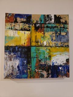 Palette knife painting