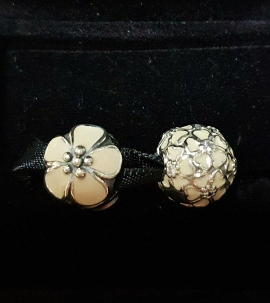 Cherry blossom pandora clip clearance