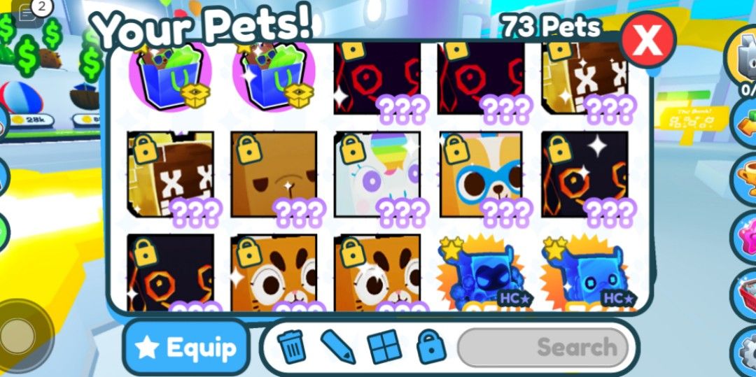 Pet Simulator X Take All 11pcs Huge Pets on Carousell