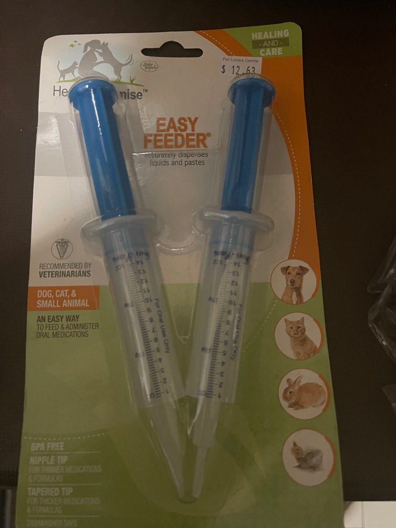 Pet Syringe, Pet Supplies, Homes & Other Pet Accessories on Carousell