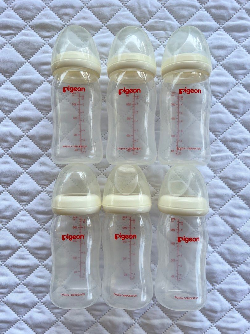 Pigeon baby bottles, Babies & Kids, Nursing & Feeding, Breastfeeding
