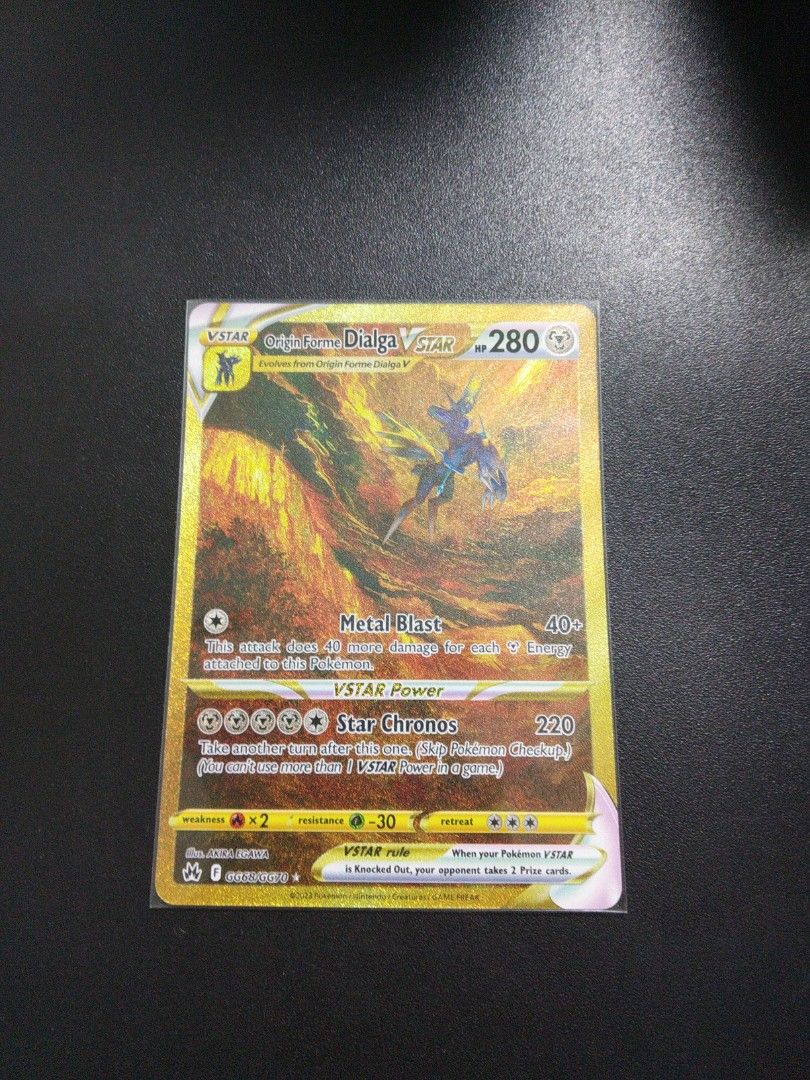 golden dialga pokemon card Origin Forme Dialga V (113/189) – GoldenFishGames
