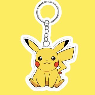 POKÉMON PIKACHU KEYCHAIN ACRYLIC/ POKÉMON ACRYLIC COLLECTION/ POKÉMON KEYCHAIN GIFT PRESENT 🎁
