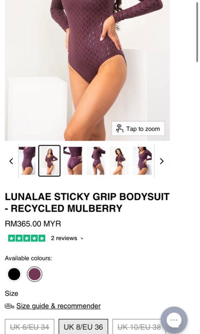 Sticky Grip Bodysuit - Long Sleeve Bodysuit Recycled Mulberry – lunalae