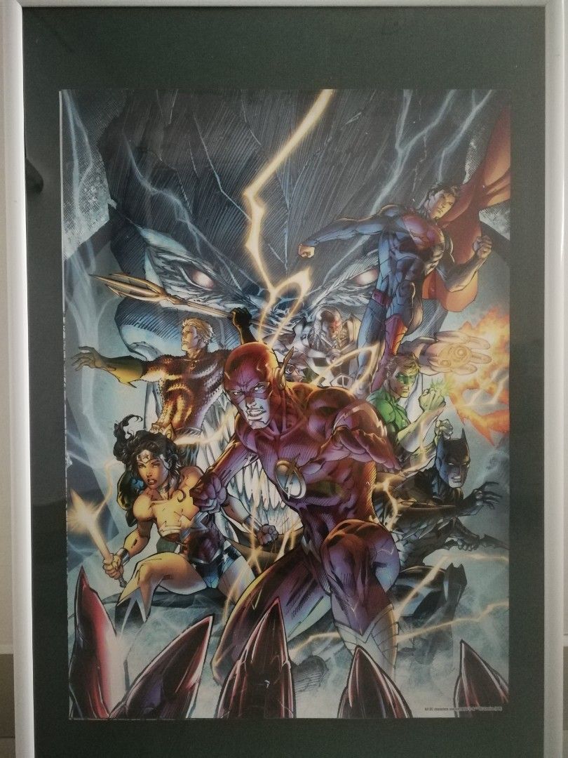 Justice League Poster, Hobbies &amp; Toys, Stationery &amp; Craft, Art &amp; Prints ...