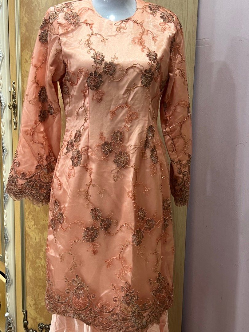 Baju kurung moden lace prada cheap