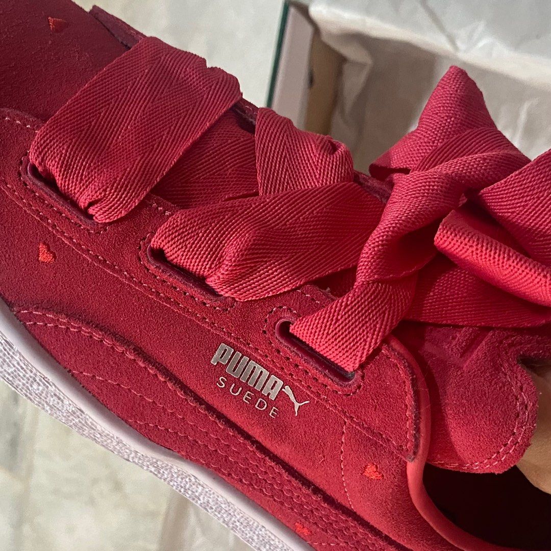Puma suede new arrivals heart valentine jr