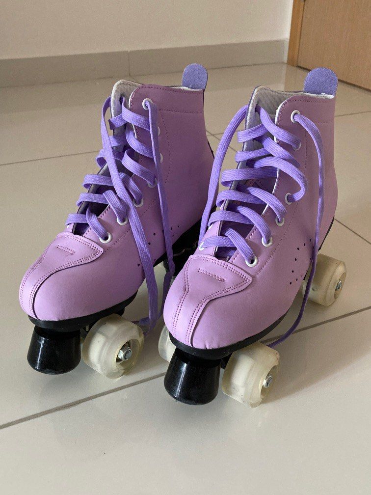 Purple Roller Skates, Sports Equipment, Sports & Games, Skates