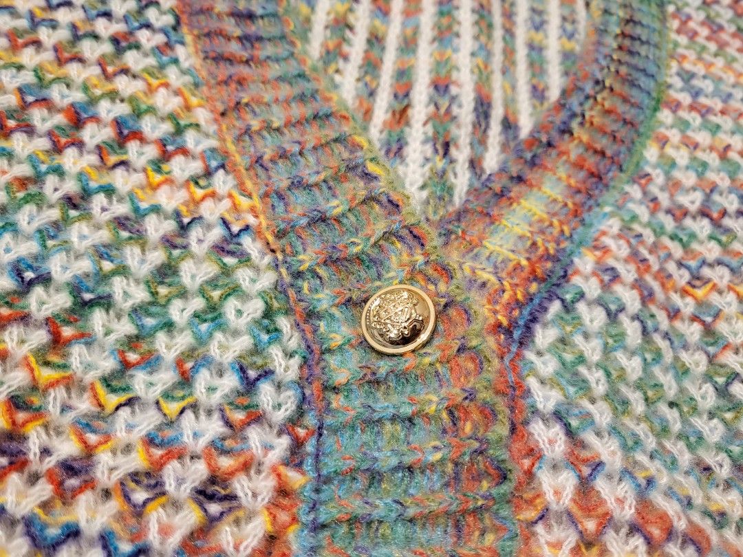 Rainbow Tweed Jacket Women s Fashion Coats Jackets and