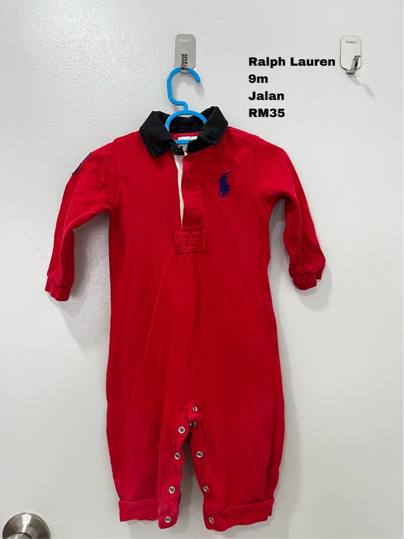 All red polo jumpsuit store