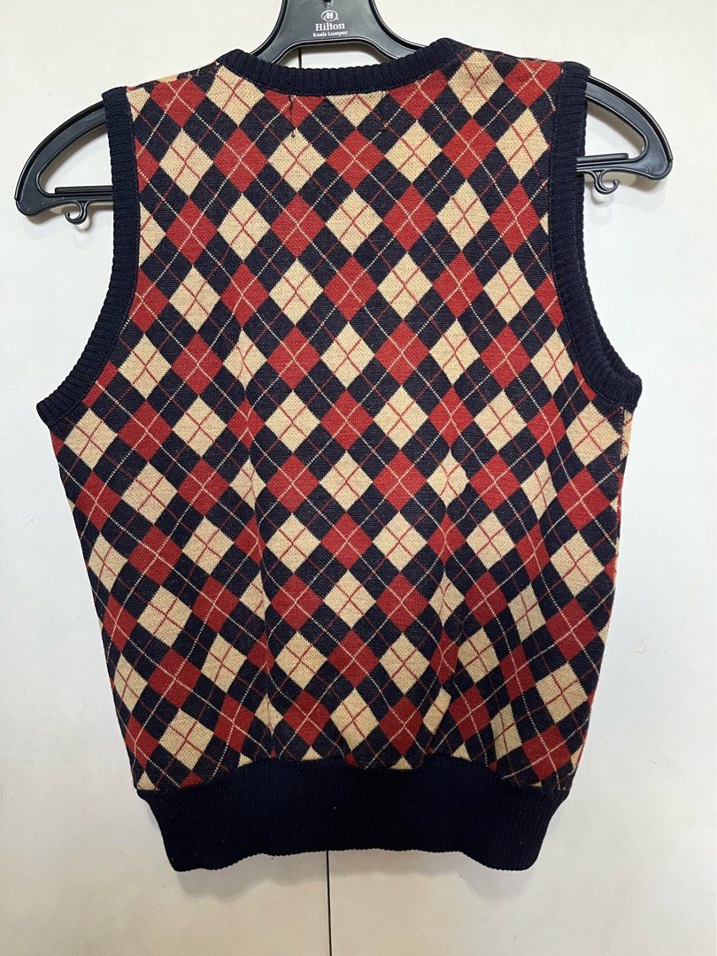 Vintage argyle sweater hotsell