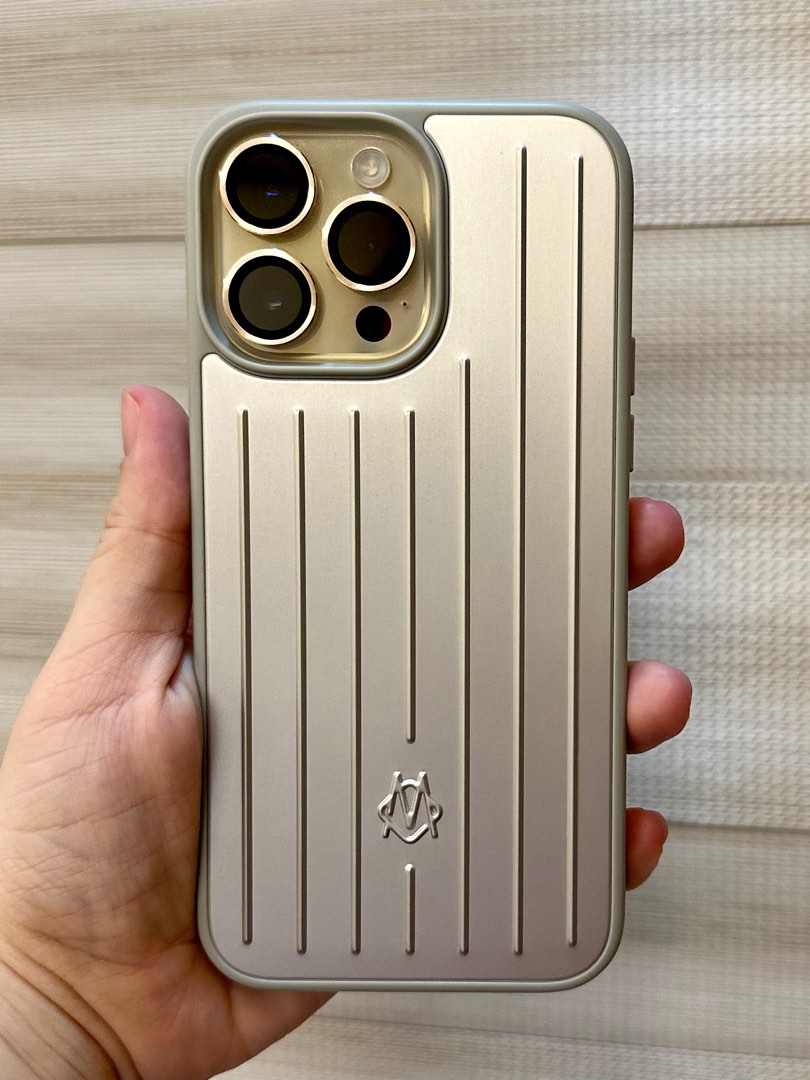 Rimowa Aluminum case for iPhone 14 pro max, Mobile Phones