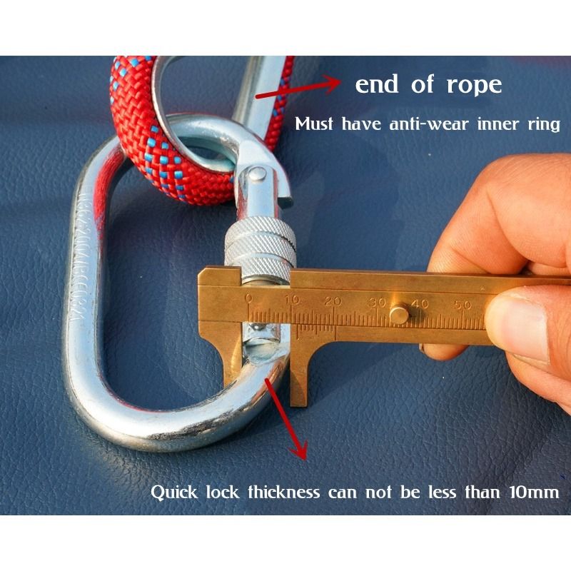 Rock Climbing Cord 20/30M Outdoor Hiking Rope High Strength Safety