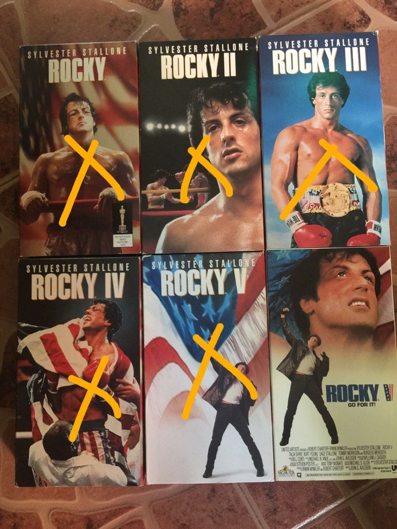 Rocky VHS tape, TV & Home Appliances, TV & Entertainment, BluRay & Media Players on Carousell