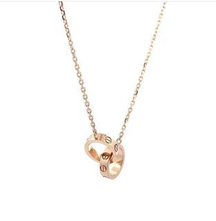 Rosegold HK Setting Necklace
